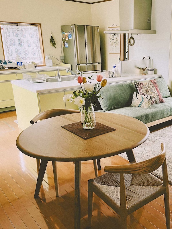 ゲストハウスのリビング