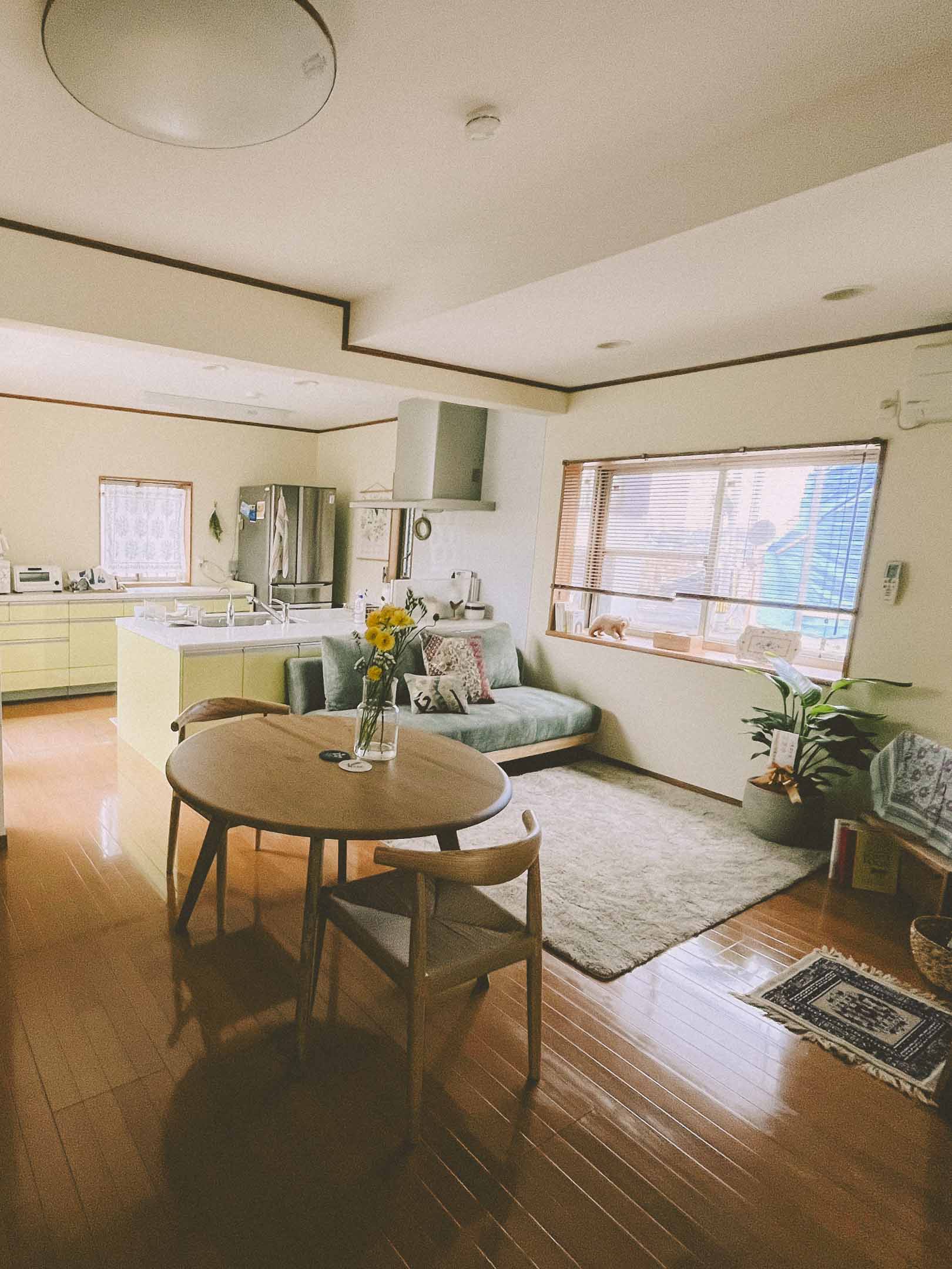 ゲストハウスのリビング