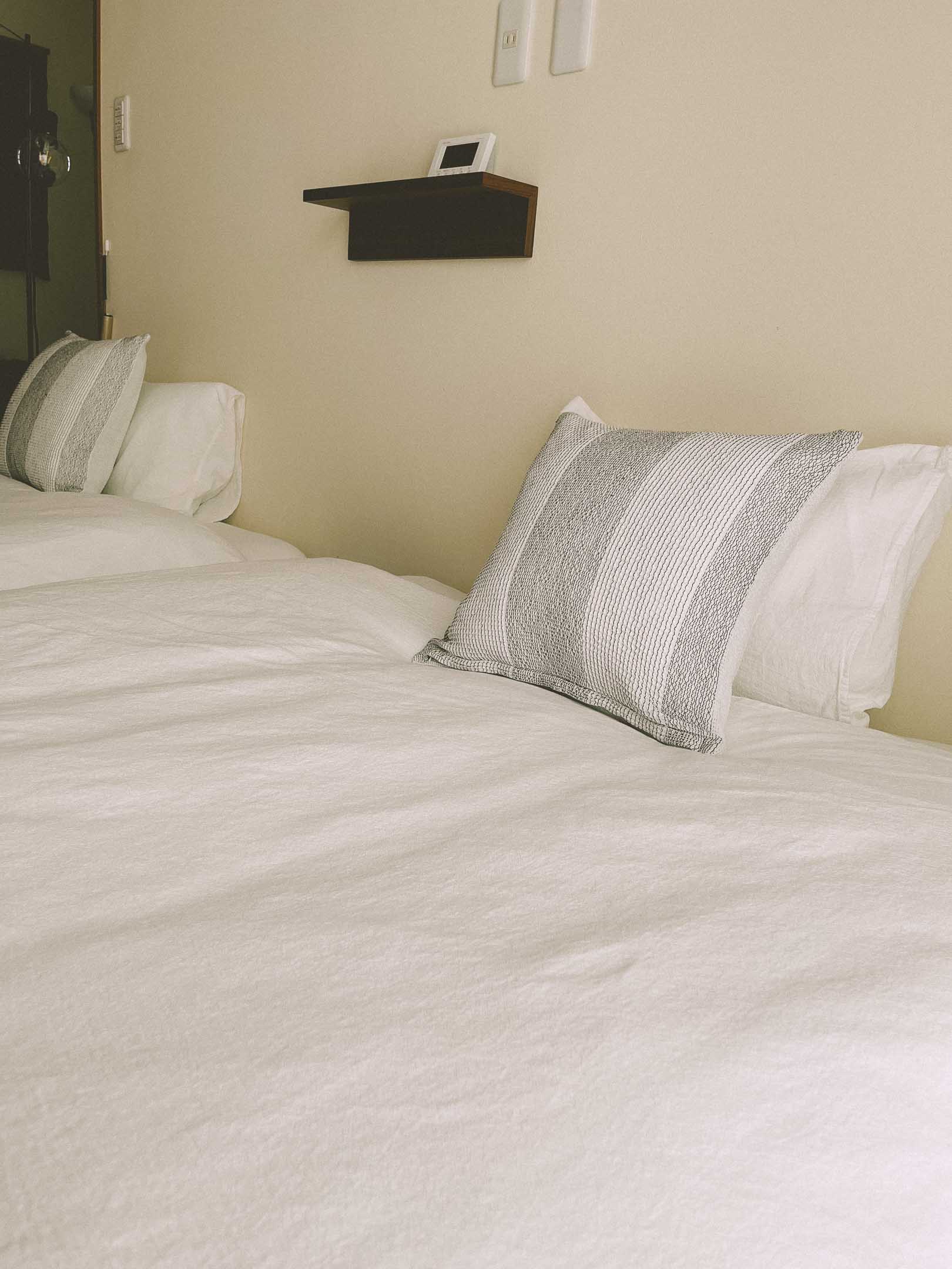 ゲストハウスの寝室・ベッド